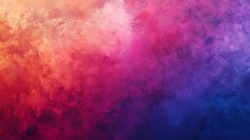 Colorful painted wall background Abstract texture with vibrant orange pink purple and blue blending creating a dynamic and artistic effect photo