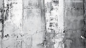 Industrial wall with aging surface showcasing textures and weathered patterns Neutral tones create a backdrop of decay and resilience photo