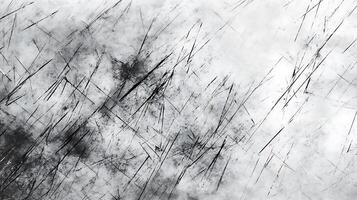 Dynamic abstract composition featuring bold black lines slashing across a textured gray and white background creating a sense of movement photo