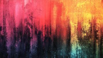 A vibrant textured background with a gradient from warm hues at the top to dark shades at the bottom evoking a sense of depth and mystery photo