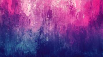 Abstract textured backdrop featuring a gradient of vibrant colors blending pinks and purples into deep blues creating a dynamic and artistic effect photo