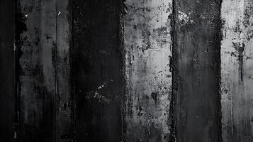 Dark grungy vertical planks create a textured surface Weathered wood evokes age and decay Great backdrop for dramatic designs photo