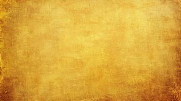 Distressed golden texture background with an aged vintage appeal perfect for adding depth and character to designs photo