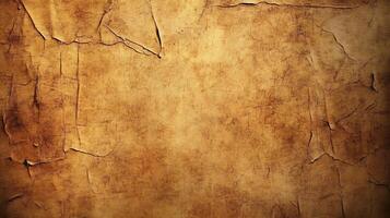 Detailed image showing a surface with distressed texture featuring cracks shadows and a warm aged color palette rustic appeal photo