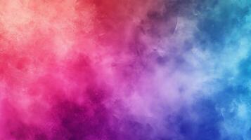 A dynamic burst of color with blending tones of pink purple and blue creating a soft watercolor texture of ethereal and abstract background photo