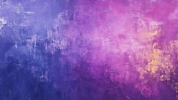 Abstract textured background with a vibrant blend of purple blue and pink Ideal for adding a colorful and dynamic touch to designs photo