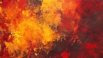 Dynamic abstract art with vibrant hues A lively painting mixing shades of orange and red creating a warm and energetic artistic blend photo
