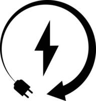 Reduce consumption energy icon. Save electricity symbol. Reduce energy consumption sign. flat style. vector