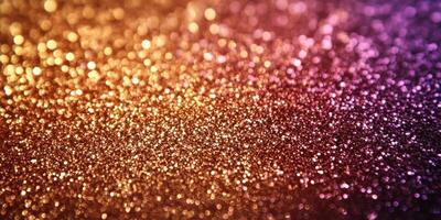 Colorful glitter background creates a vibrant and festive atmosphere for celebrations and special events photo