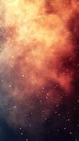 Colorful cosmic clouds filled with luminous stars create a breathtaking celestial view at night photo