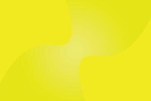 Abstract wavy shapes with yellow color effect gradient background. vector