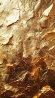 Elegant golden texture with intricate details and a shiny finish in an abstract style photo