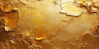 Textured gold surface with varying tones and patterns showcasing natural sheen and depth photo