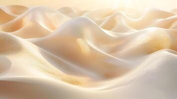 Abstract wavy sand dune texture design with subtle gradient and mesh-like pattern surface photo