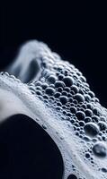 Macro view of unique spherical elements creates a visually striking and intricate pattern. photo