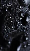 Mesmerizing interplay of light and shadow in a sea of fluid droplets, creates a unique scene photo