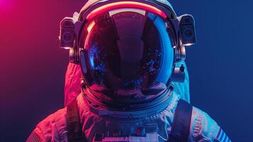 This Astronaut prepares for an unforgettable journey into zero gravity and beyond. photo