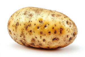 Rustic potato with earthy texture showcases natural beauty photo