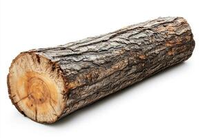 Sturdy log ready for crafting or building projects photo