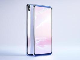 Modern smartphone design showcasing sleek aesthetic and technology photo