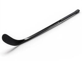 Black golf club on a white background ready for play photo