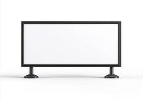 Blank outdoor sign ready for messages in various locations photo