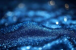 Glittering Blue Abstract Background for Design and Creativity Projects photo