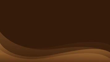 Abstract Chocolate Wave Background. Modern wallpaper design vector