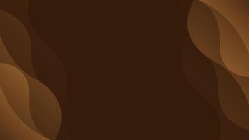 Abstract Modern Chocolate Wave Background. dynamic wallpaper. Suitable for templates, banner designs, sales, ads, events, business, websites, pages and others vector