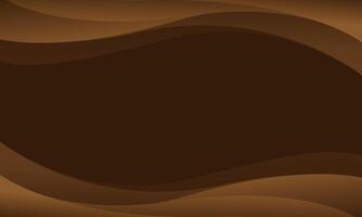 Abstract Modern Chocolate Wave Background vector