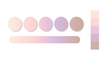Abstract gradient background with Champagne, Rose Quartz, Lilac, Nude color palette. Abstract illustration with gradient blur design. Blurred colored abstract background. Colorful gradient vector