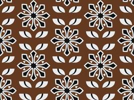 Geometric Seamless Pattern Folk Floral Pattern Classic Motif Abstract Floral Print Design. vector