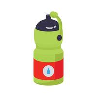A customizable 3d style icon of water bottle vector