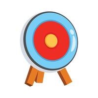 Have a look at this creatively designed 3d icon of dartboard vector