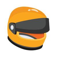 Ready to use 3d style icon showing a racing helmet vector