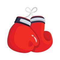 Creatively designed icon of boxing gloves in 3d style vector