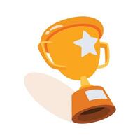 Have a look at this 3d trophy icon, ready for premium use vector