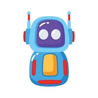 Here is a catchy 3d style icon of robot device vector