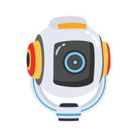Modern icon of bot technology creatively designed in 3d style vector