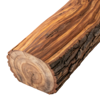 polished ironwood log with visible grain creating a detailed surface ideal for product showcasing or woodworking projects png