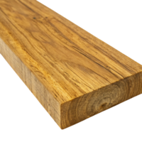Teak wood planks with visible wood grain and polished surface isolated on a Transparent Background to highlight the beauty of the woods natural patterns png