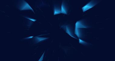 Rays of light, rainbow flashes of light. Illuminated in bright neon and blue colors. Abstract background. seamless loop video