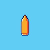 Pixel art Bullet game asset design vector