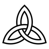 Celtic Trinity Knot Timeless Symbol of Unity and Eternity vector