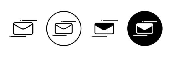 Modern Envelope Icons for Minimalist Designs vector
