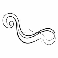 A black and white drawing of a wave vector