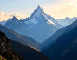 Matterhorn, Zermatt, Switzerland. Beautiful mountain landscape photo