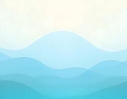 Abstract background with blue waves. photo