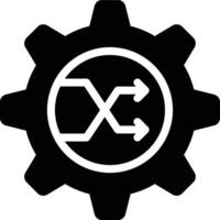 Change Control, Change Management, Changing Glyph Solid Icon vector