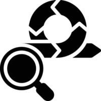 Agile Analysis, Analysis, Research Glyph Solid Icon vector